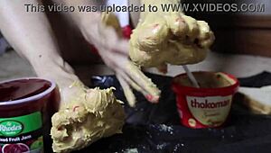 wanna slather peanut butter jelly all over my feet in this fetish dream?