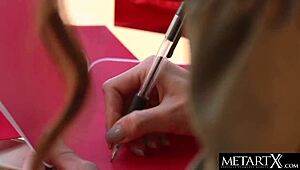 Hot Brunette's Long Legs Spread for Intense Outdoor Masturbation Tease