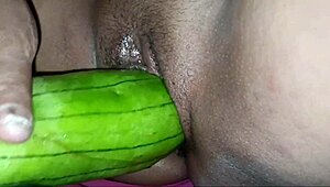 Wet Teen Sucks Tight Pussy Cum into Shaved Mouth Close-Up