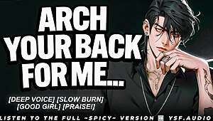 your dominant boyfriend wakes ya up fingering deep makin ya moan as he groans n roleplays control asmr erotica