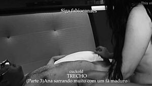 hotwife sneaks handjob on daddy's friend tiny tits voyeur cuckold massage tease part 3