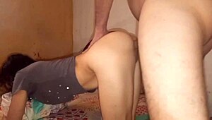 Latina Couple Bareback Pounds POV Doggystyle Creampie Big Cock Monster Thrusts Bent Over Vagina Gay Amateurs