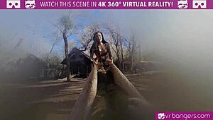 in this vr bangers video, wonder woman cosplay teen rides cock in amazing pov cowgirl parody