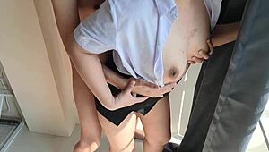 thai babe gets creampied hard 💦😍