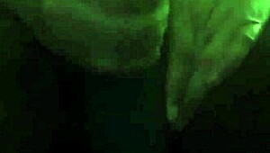 Wife strokes black cock fast for quick cum explosion handjob