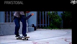 turned her around hard in quarantine 😈🍑 outdoor doggy closeup ride!!