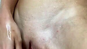 Horny Hottie in Shower Masturbates with Dildo to Wild Squirting Climax