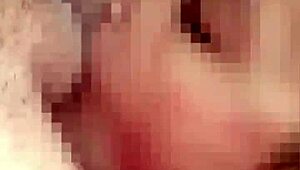 she's sucking the handyman's huge cock like crazy