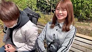 Ultra cute japanese caregiver teased with vibrator and fucked doggystyle bent over