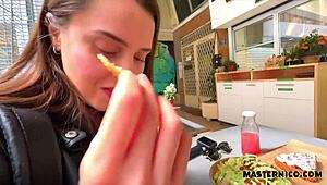 Tight Teen's Petite Ass Stretched by Huge Cock During Holiday Vlog Fuck