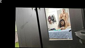 mi maestra mexicana sucks my dick hard then rides for creamy anal creampie finish