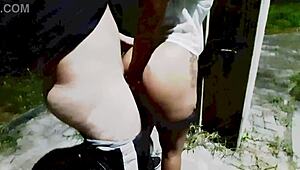 wanna see this tattooed ebony whore deepthroat monster cock for street anal creampie?