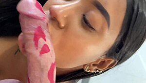 that horny petite latina slut makes him cum 5 times ruined orgasms no breaks huge loads femdom handjob marathon