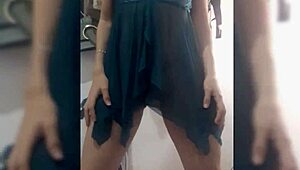 Pretty Girl in Lingerie Dances Leading to Unexpected Bedroom Surprise