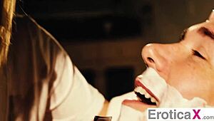 man nikole nash's petite tits look hot surrendering to will's big dick