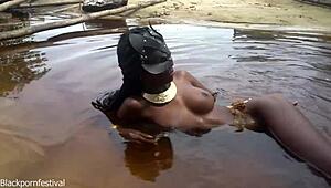 i can't stop watching water drip from her perfect shaped tits it mesmerizes me every time