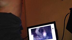 hey petite cutie with shaved pussy and small tits licks my ass to get my cock rock hard then takes deepthroat face fuck and cum covered facial