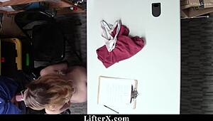 She seals the deal swallowing his hot load before the cops arrive