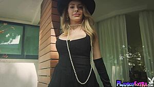 What secrets does petite classy kimmy granger strip bare for playboy?