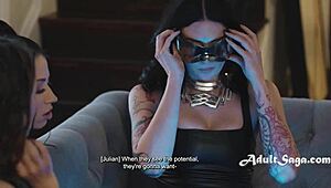 Rem Family Harem: Maya Woulfe, Alex Coal, Charlotte Sins in Taboo Gangbang Storyline