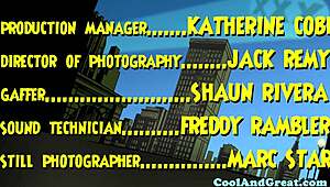 superhero babe, ready for facial cumshots in this threeway?