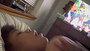 i rub my fat latina milf tits until juicy orgasm hits hard pov style