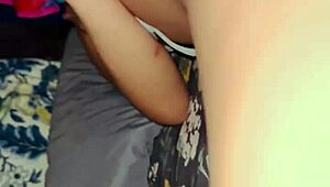 your amiga gets pounded hard in bathroom while novio almost walks in