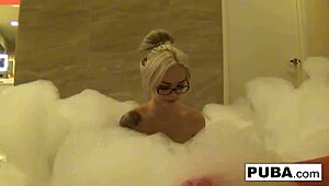 Blonde Teen Elsa Jean Strips Nude In Hotel Room Spreading Small Tits And Tight Pussy Bold