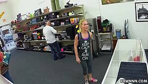 country girl spies cash offer rips clothes for milf tits bounce on monster cock in hardcore pawn fuck