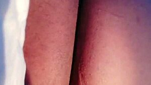 Trans Shemale Strokes Cock Solo in Crossdressing Frenzy