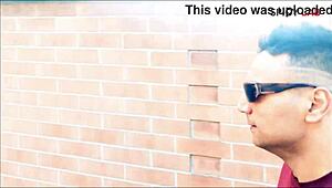 brunette with big boobs gets saved then fucked hard doggystyle bent over for facial cumshot