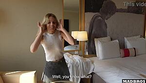 innocent french babysitter u made a mess now take this rough 3some double monster bbc skinny blonde quickie