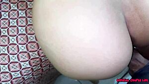 Stepmom's tight asshole begged for my cum so i filled her dripping