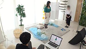 【netorare】my pure big-tits wife poses before pregnancy with creampie cumshots