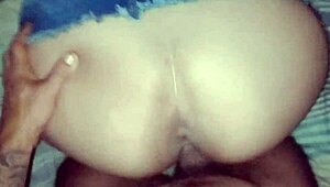 damn this big ass teen slut rides my cock doggystyle moaning like crazy 🍆💦