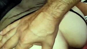 Beautiful Milf In Erotic Lingerie Stockings Teases Ass For Anal