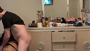 can thick latina bbw handle monster cock doggystyle in lingerie?