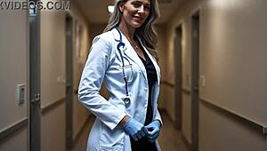 that sexy ai milf doctor wants to examine your whole body