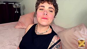 Betty Belle's Chubby Tits and Ass Stuffed in Wild FFM Lingerie Threesome Orgy!