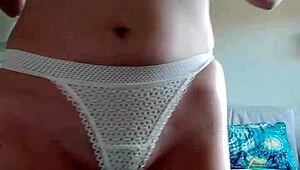 Watch this young pale teen with braces stuff her dildo deep in that pink puffy nipple pussy for real orgasm!