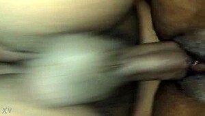 whoa that ebony milf's wet pussy takes all the monster cock 🍆💦 big ass bouncing hard!