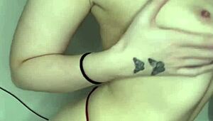 Horny british college coed slut squirts on webcam in experienced girlfriend reality masturbation show