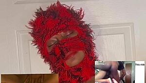 Ebony wife squirts hard watching xvideos... eye rolling orgasms dripping wet pussy! 😍💦