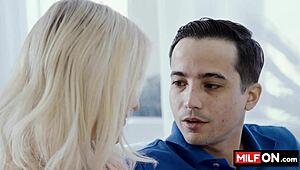 I'm so horny for my stepson's cock after seducing him with my amazing big natural tits and juicy slimthick booty!