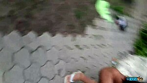 KISSING BY POOL IGNITES WILD THREESOME WITH TWO BIKINI BABES RIDING HARD