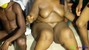 bbw milf threesome licks bbc rides monster cock creampie finish