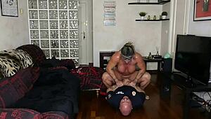 i'm fuckin this big titted muscular police milf with squirting clit till she begs