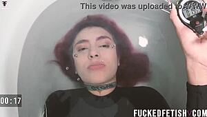 imagine her sexy latina ass pulsing underwater in extreme black neoprene blackout gear