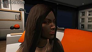 i invite the hottest hooker over for some wild gta 5 sex game fun