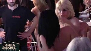 PAMELASANCHEZ Babes Lesbian Fuck at Erotic Festival